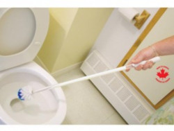 LONG HANDLE TOILET BRUSH WITH CUP
