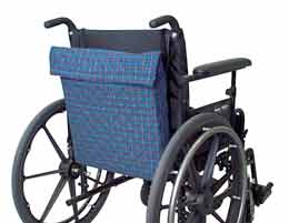 QUILTED WHEELCHAIR TOTE BAG