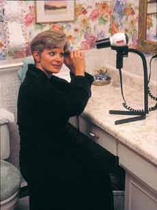 Table Top Hair Dryer Holder